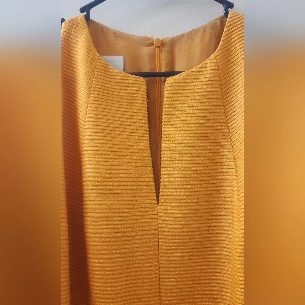 Akris Punto Vintage‎ Orange Two-Piece Dress Set, Size 8, Mulberry Silk.